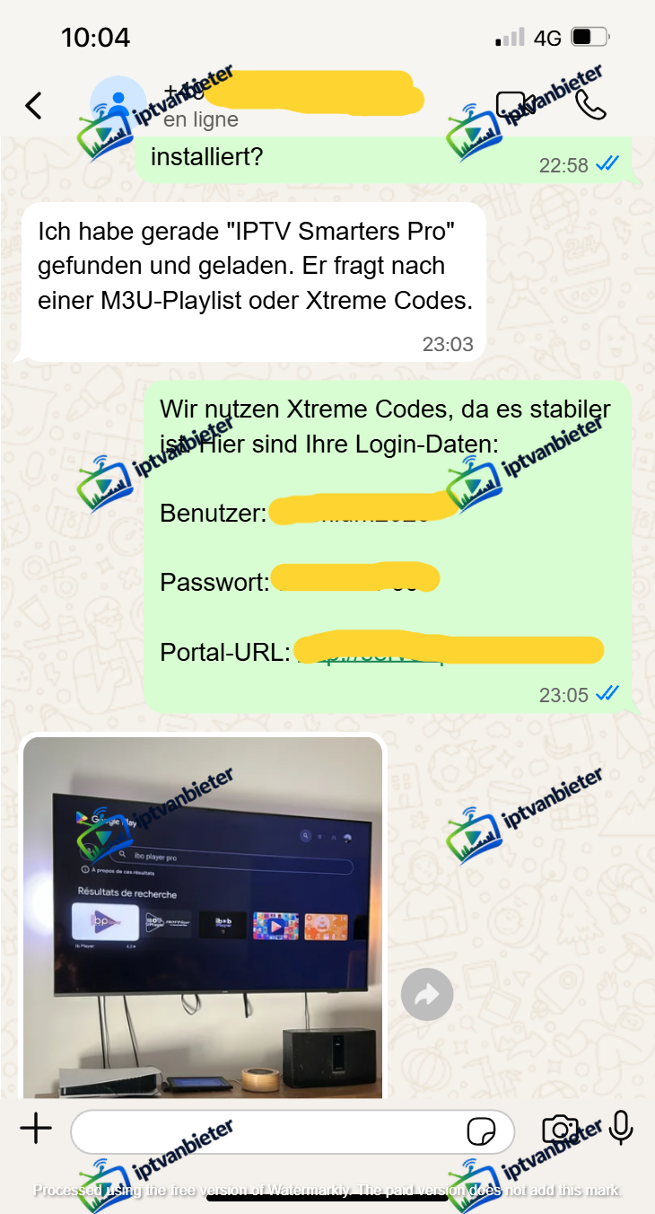 WhatsApp IPTV Smarters Pro Einrichtung mit Xtream Codes